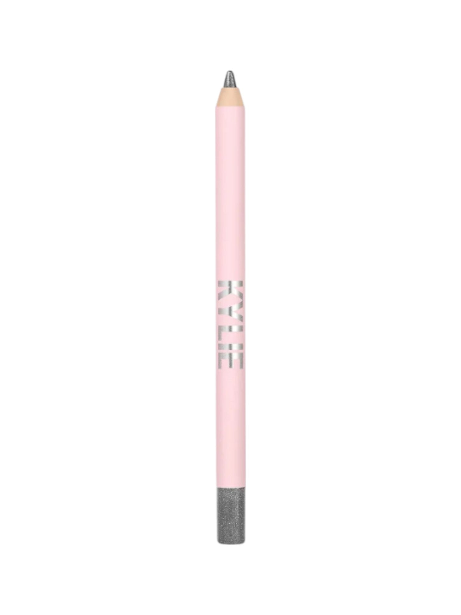 Pink makeup pencil with gray accents on a white background monza outlet, Shein outlet, monza fashion