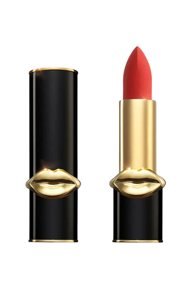 Three different shades of lipstick on lips. Monza Outlet