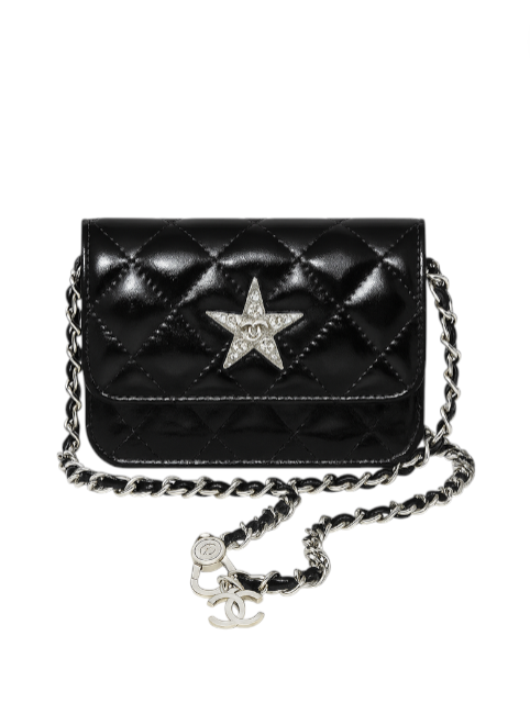Mini Flap Bag with Sparkling Star