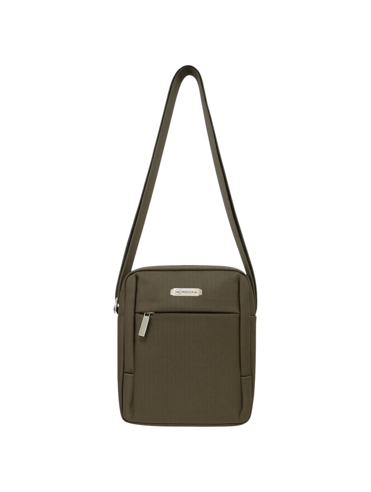 Green crossbody bag on a white background. Monza Italy Monza Outlet