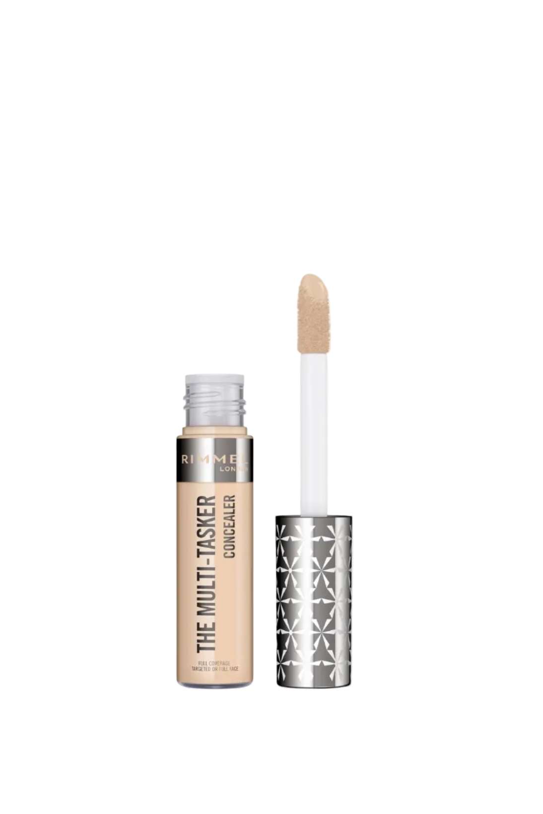 Rimmel Multi-Tasker concealer with applicator on a white background Rimmel Monza Outlet