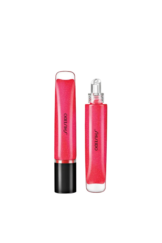 Shiseido lip gloss with clear cap on a white background Monza Outlet