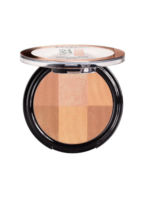 Makeup compact with four color shades on a white background Bourjois Monza Outlet