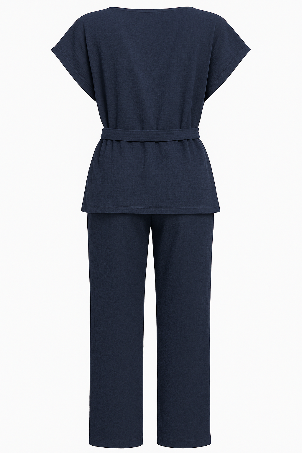 Navy blue jumpsuit on a white background. Antler Monza Outlet