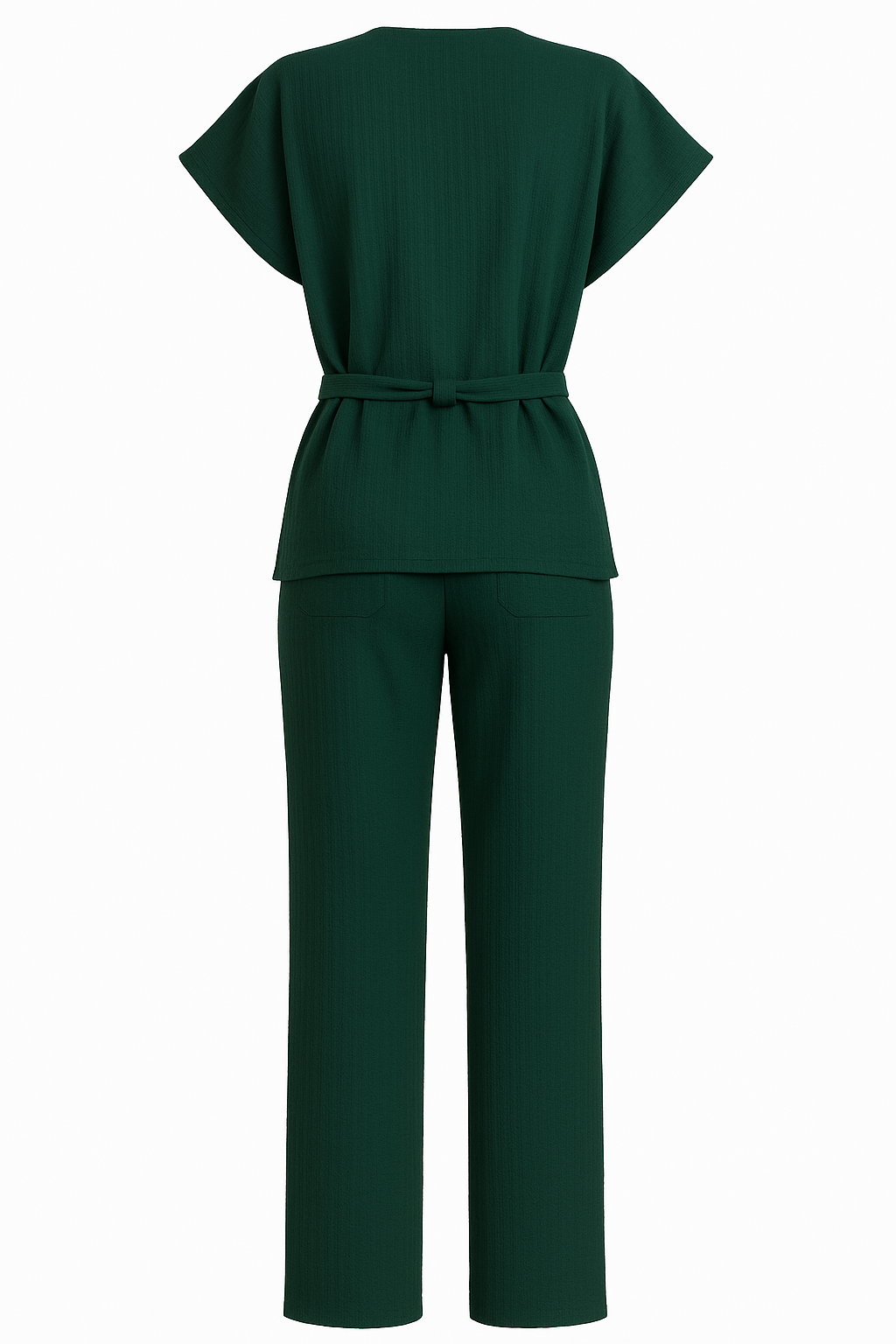 Green jumpsuit on a white background. Antler Monza Outlet