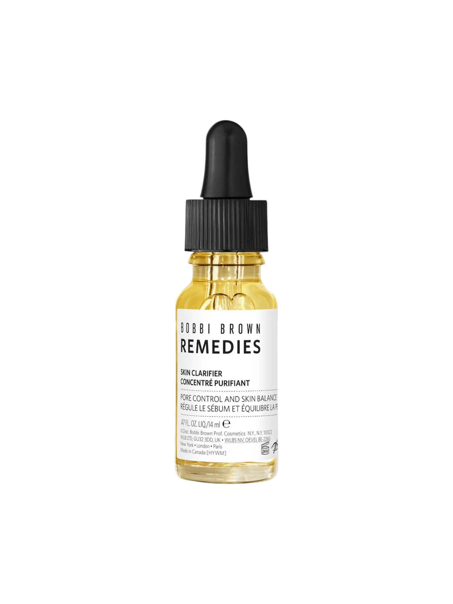 Bottle of Bobbi Brown Remedies serum on a white background. Bobbi Brown, Monza Outlet, Monza Fashion, Shein Outlet