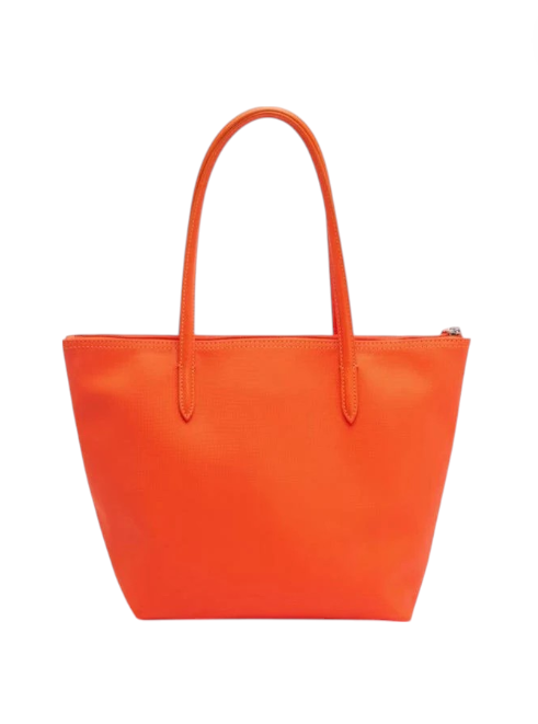 Orange tote bag on a white background Lacoste Monza Outlet Monza Italy