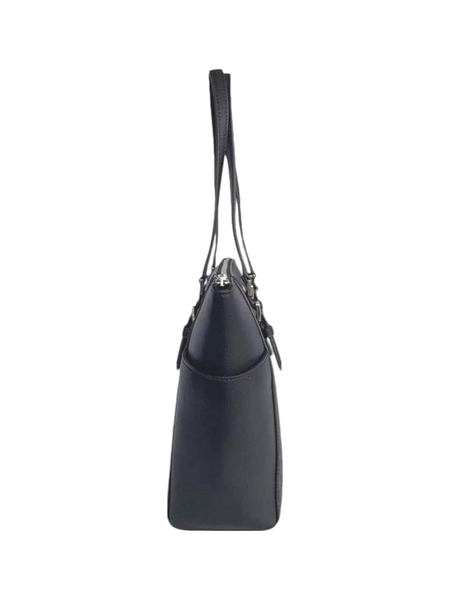 Black handbag with a strap on a white background Michael Kors Monza Outlet