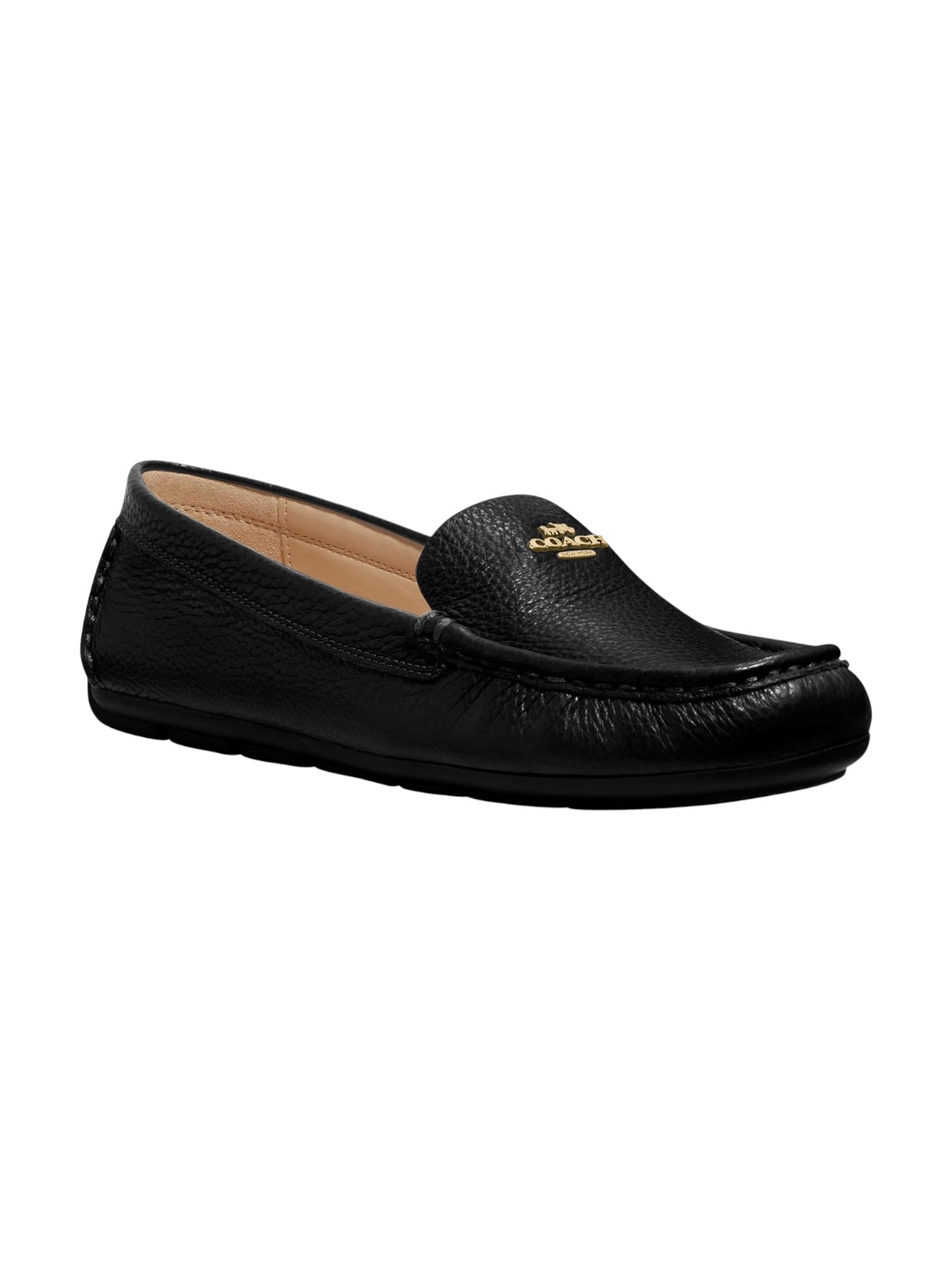 Coach Sculpt Black Leather Women's Shoes