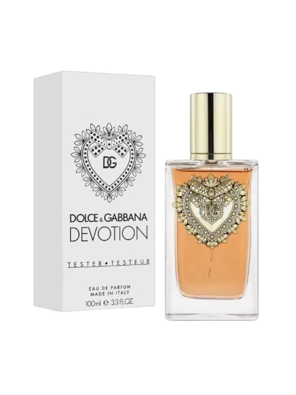 Dolce & Gabbana Devotion perfume bottle and packaging on a white background Dolce Gabbana Monza Outlet