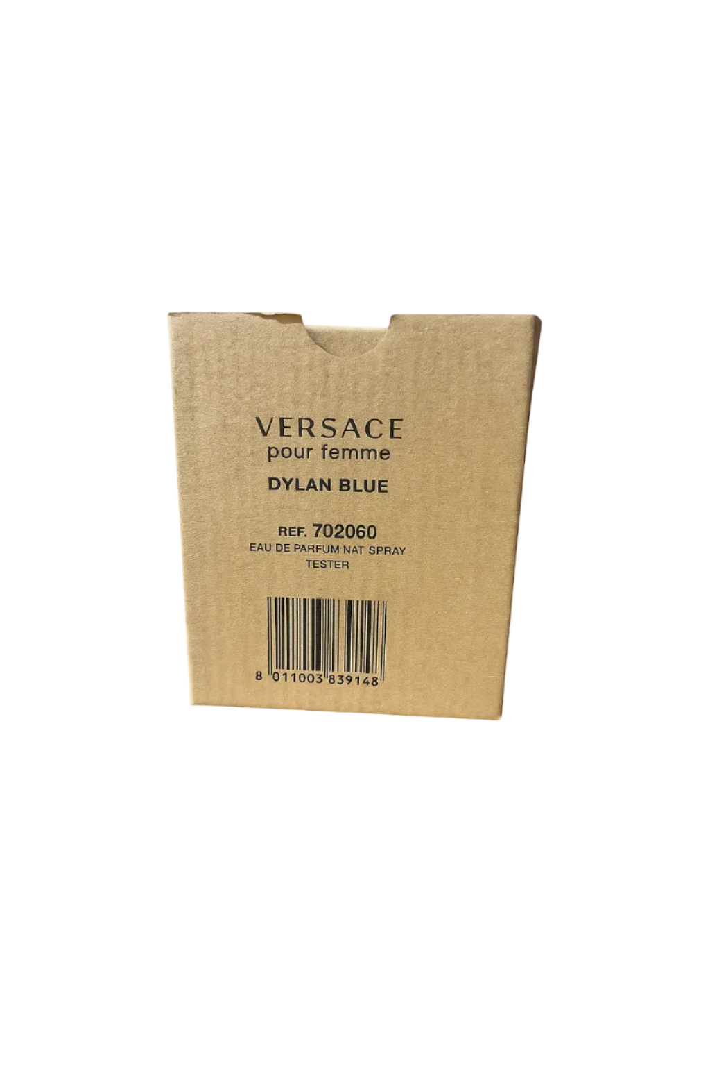 Versace Dylan Blue perfume packaging on a white background Versace Monza Outlet