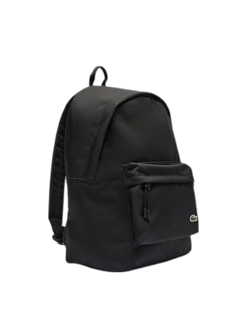 Black backpack on a white background Lacoste Monza Outlet, Monza Fashion, Shein Outlet
