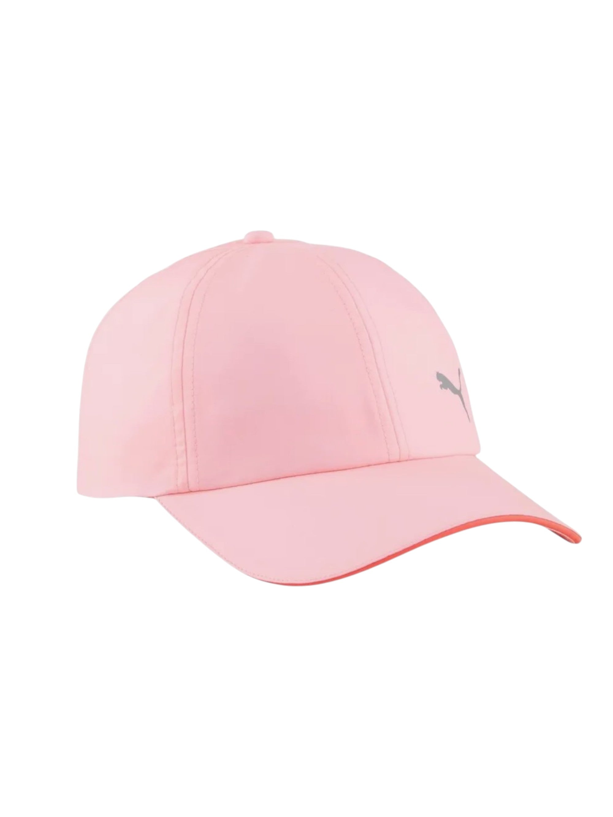 Pink baseball cap with a logo on a white background Puma Monza Outlet
