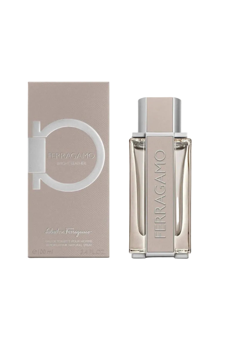 Ferragamo men's perfume bottle and packaging on a white background Monza Outlet