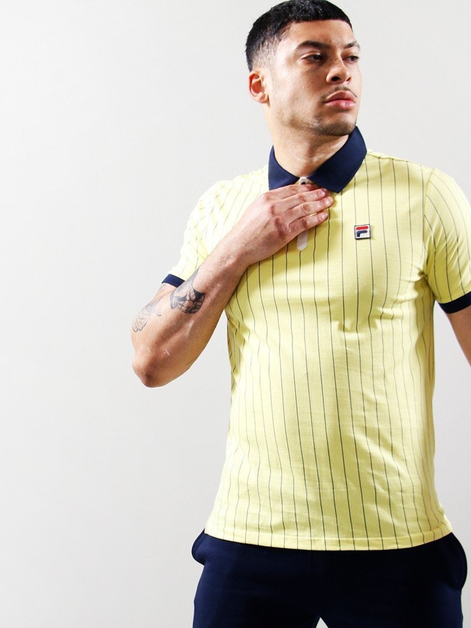 Fila Men’s Yellow Classic Polo T-Shirt