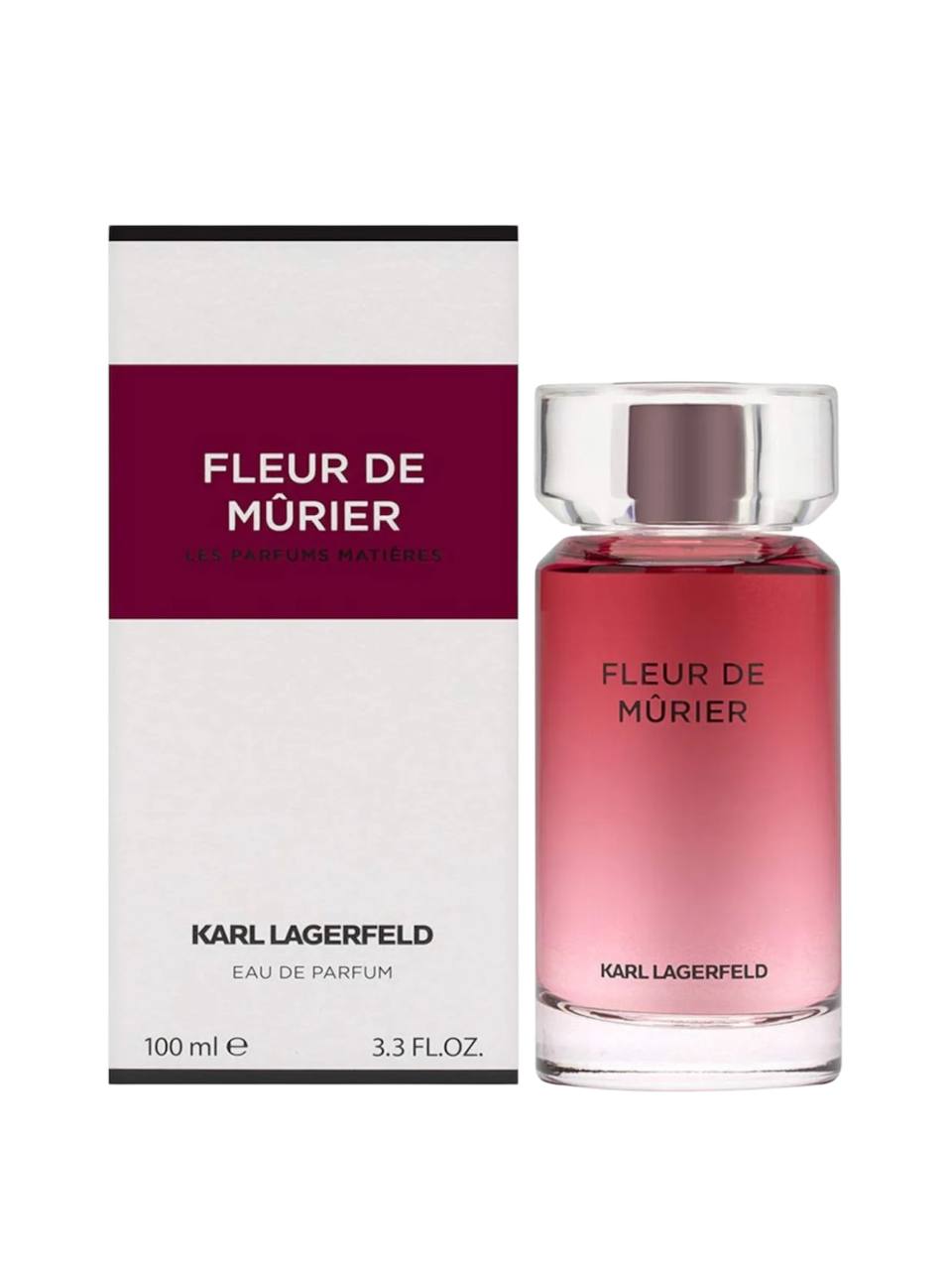 Karl Lagerfeld Fleur de Muriel perfume bottle and packaging on a white background Monza Outlet