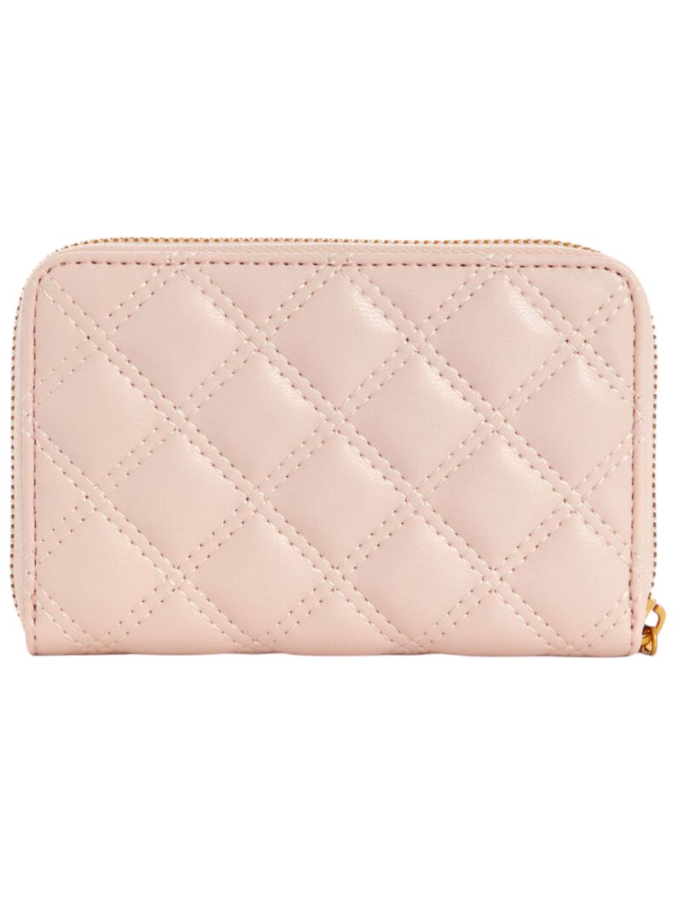 Quilted pink wallet on a white background, Guess, Monza Outlet, Monza Fashion, Shein Outlet