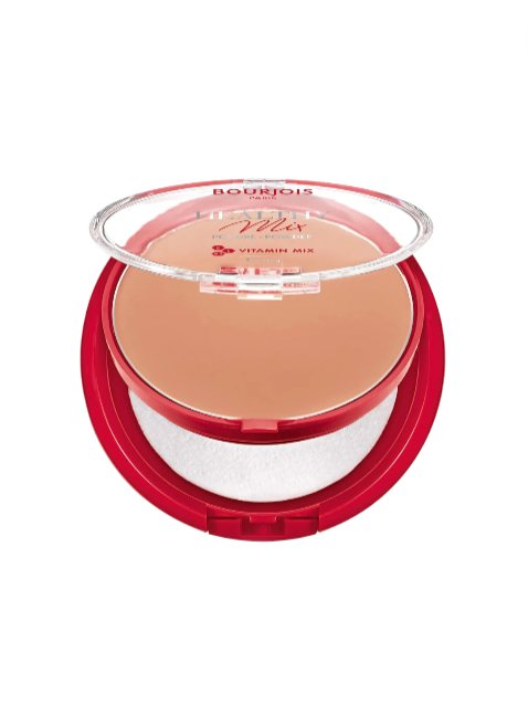 Bourjois compact powder in a red case on a white background Monza Outlet