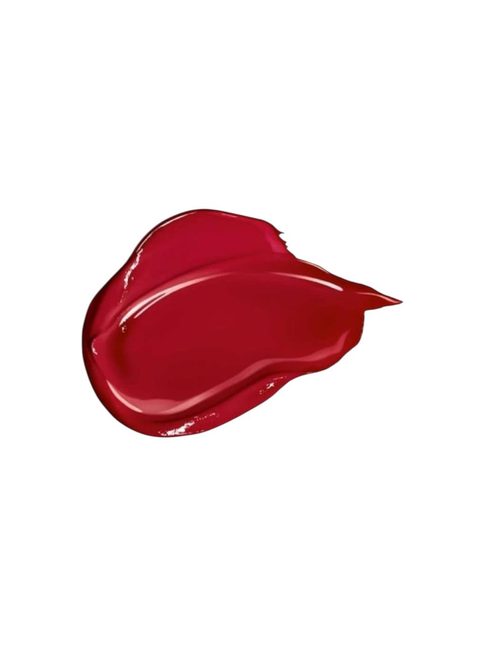 Red lipstick swatch on a white background monza outlet, Shein outlet, monza fashion