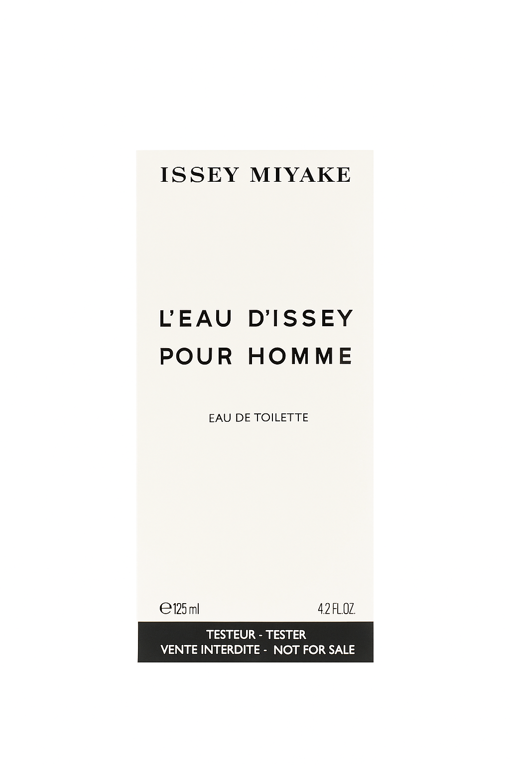 Issey Miyake L'Eau d'Issey Pour Homme Eau de Toilette packaging on a white background Issey Miyake Monza Outlet