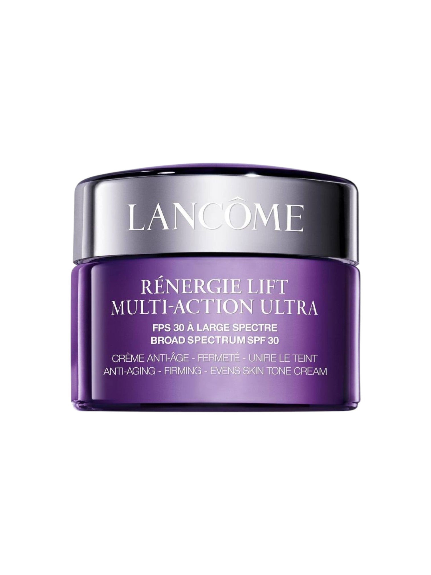 Lancome Rénergie Lift Multi-Action Ultra cream jar on a white background. Lancome, Monza Outlet, Monza Fashion, Shein Outlet