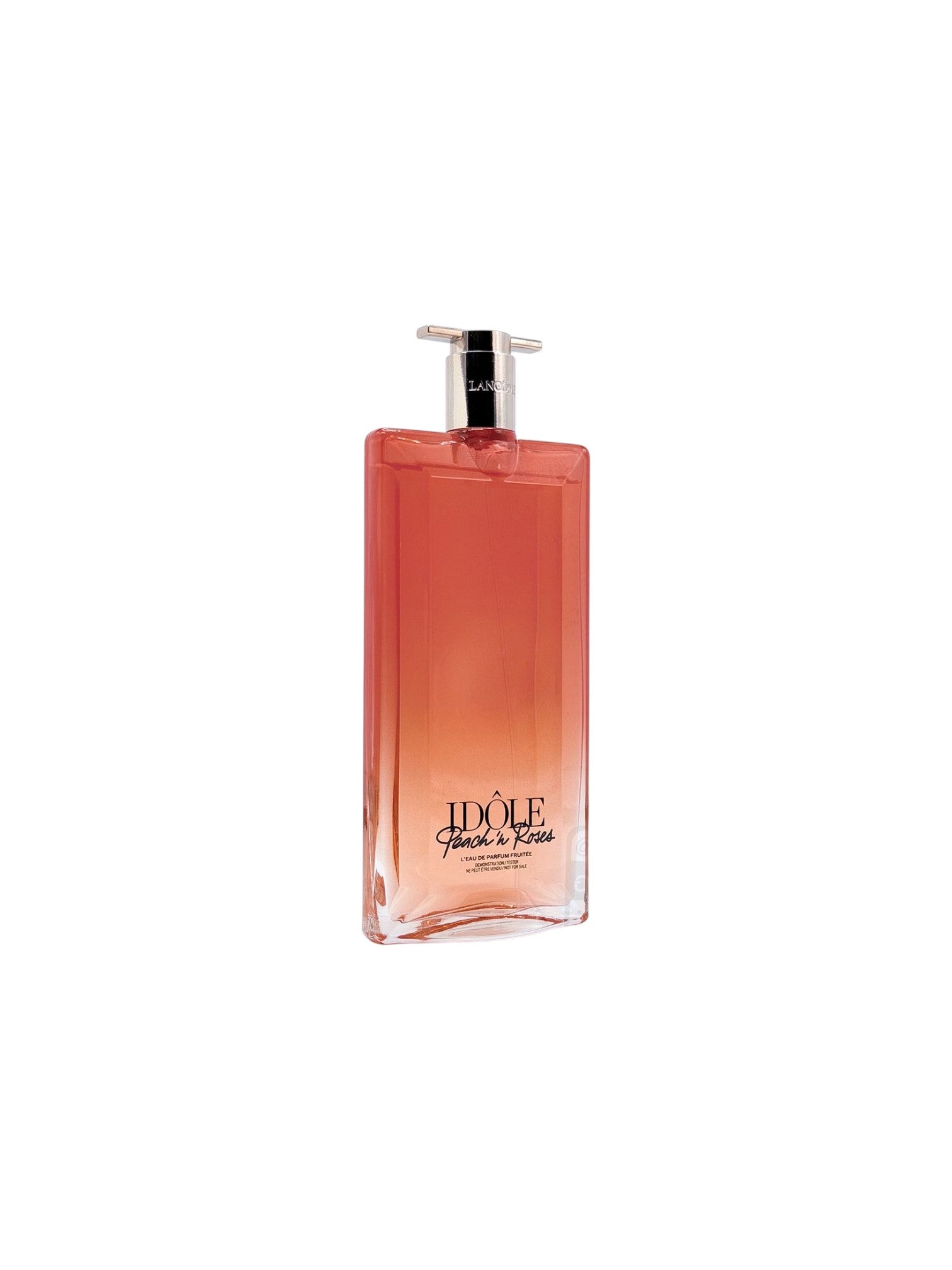 Perfume bottle with a gradient design on a white background. Lancome, Monza Outlet, Monza Fashion, Shein Outlet