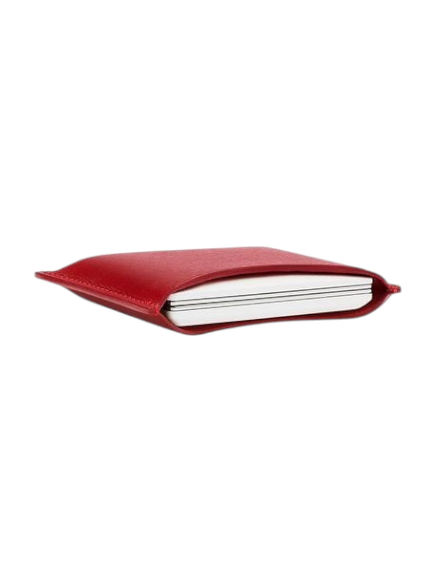 Red notebook on a white background Monza outlet, monza fashion, shein outlet, shien outlet