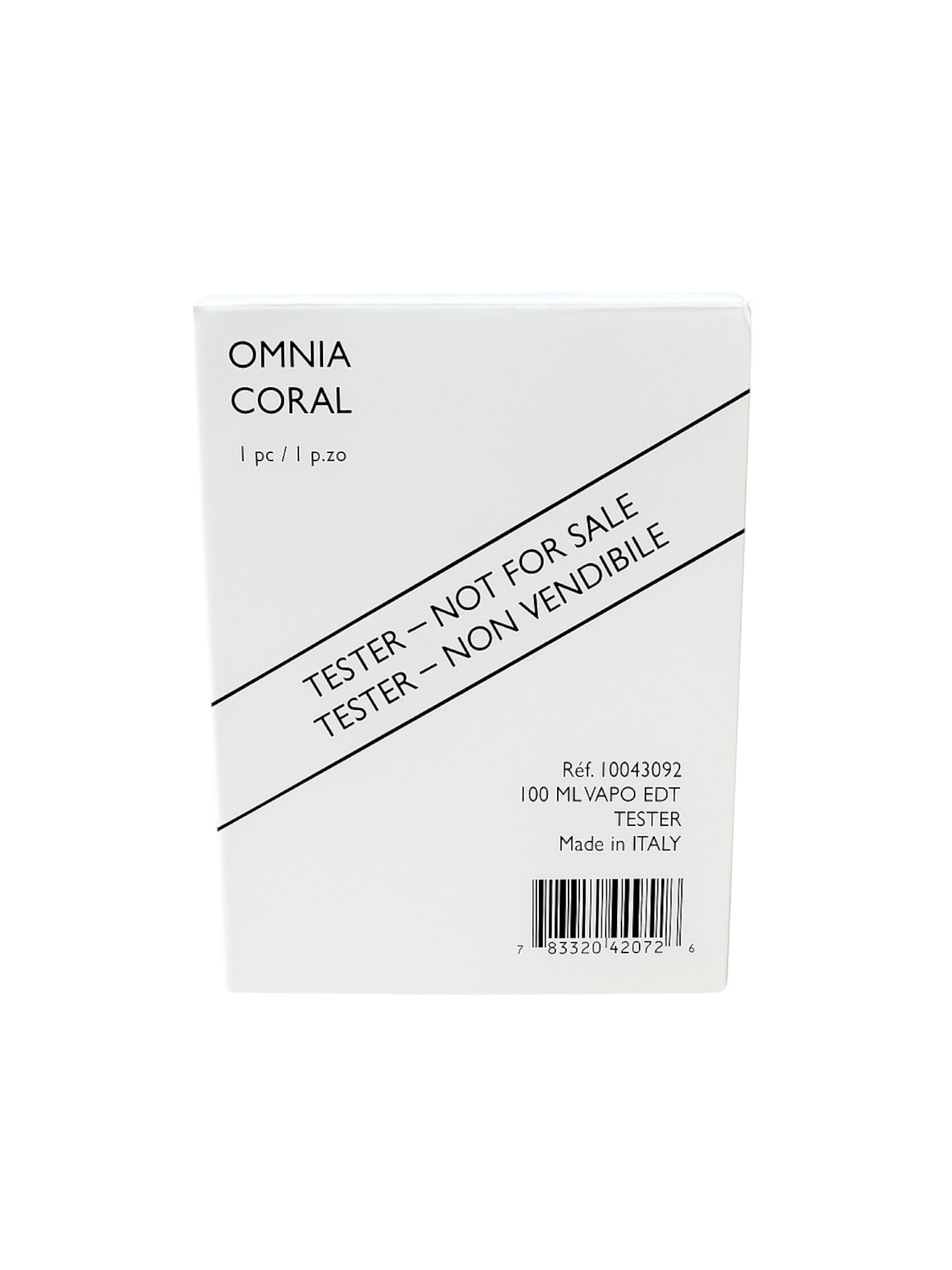 OMNIA CORAL lip product packaging with branding and text on a white background Monza outlet, monza fashion, shein outlet, shien outlet