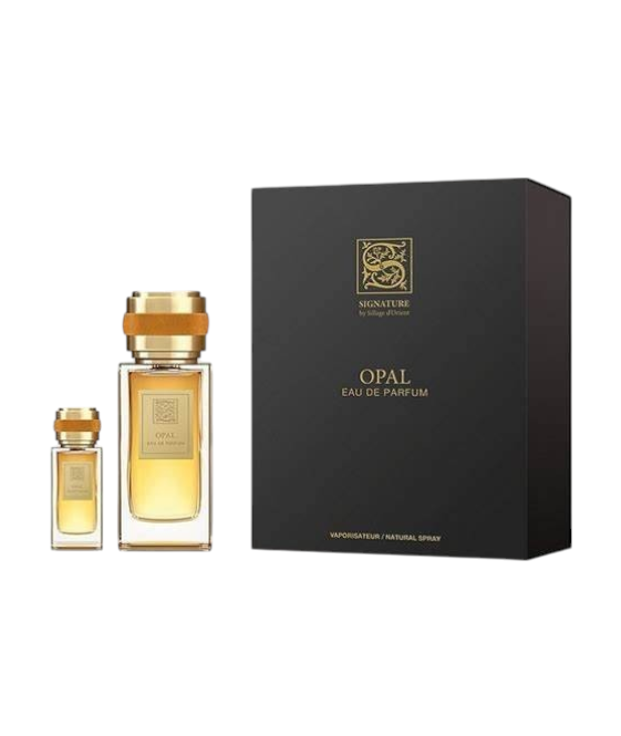 Opal Eau de Parfum with packaging on a white background