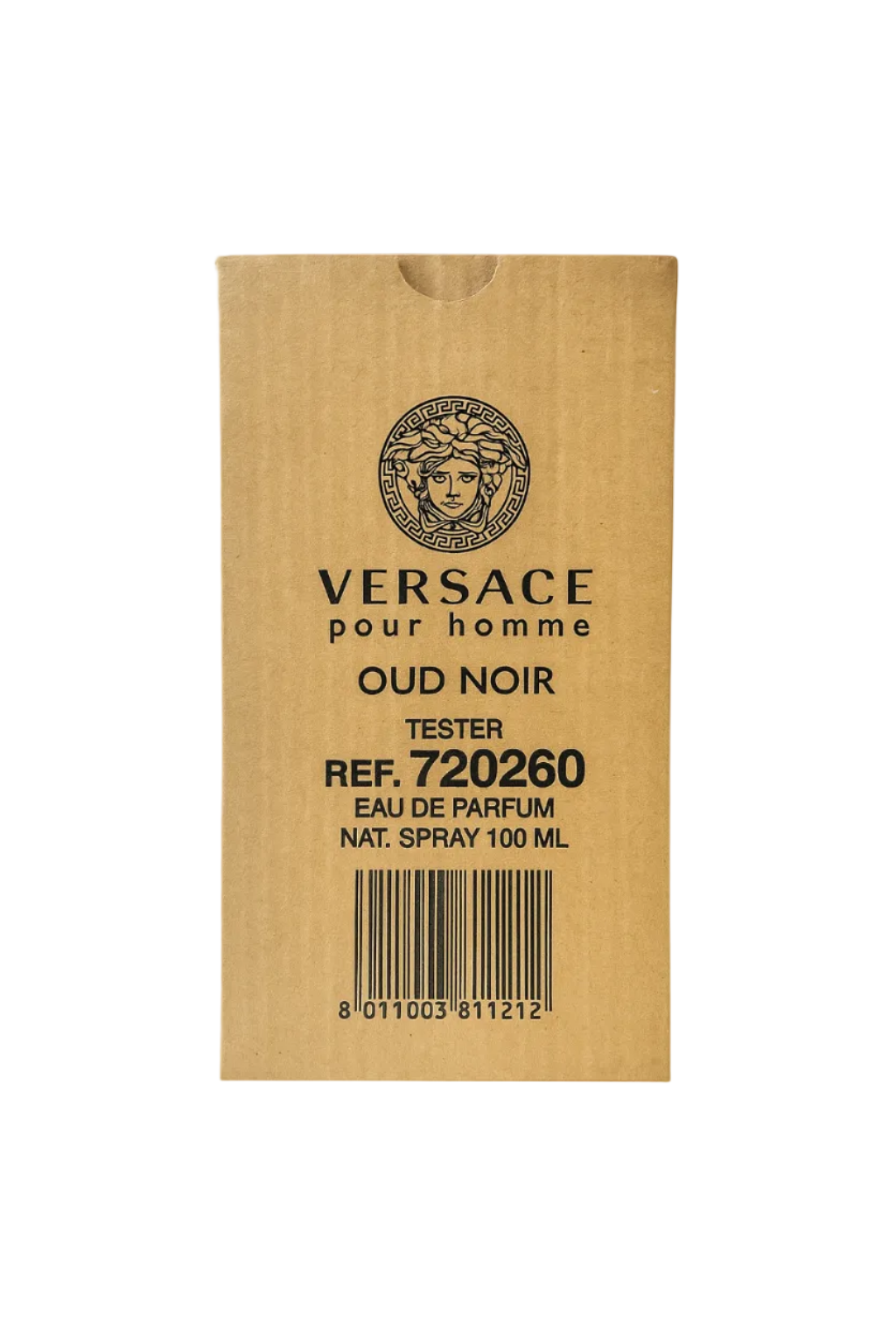 Versace pour homme Oud Noir perfume packaging on a white background Versace Monza Outlet