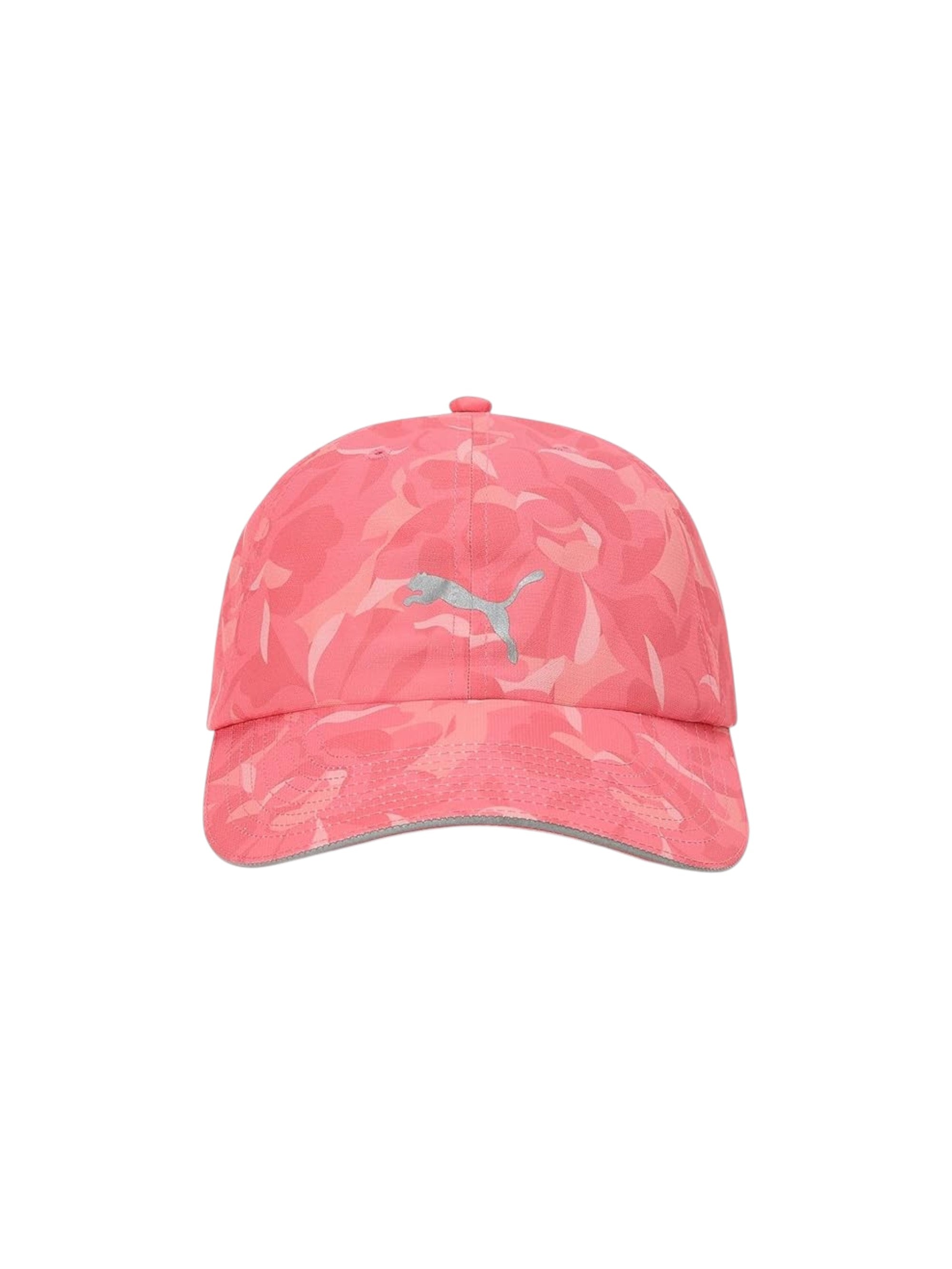 Pink camouflage baseball cap with Puma logo on a white background Puma Monza Outlet