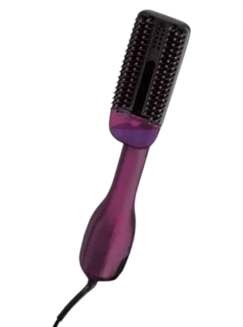 Purple hairbrush with black bristle head on a white background Monza Outlet, Monza Fashion, Shein Outlet