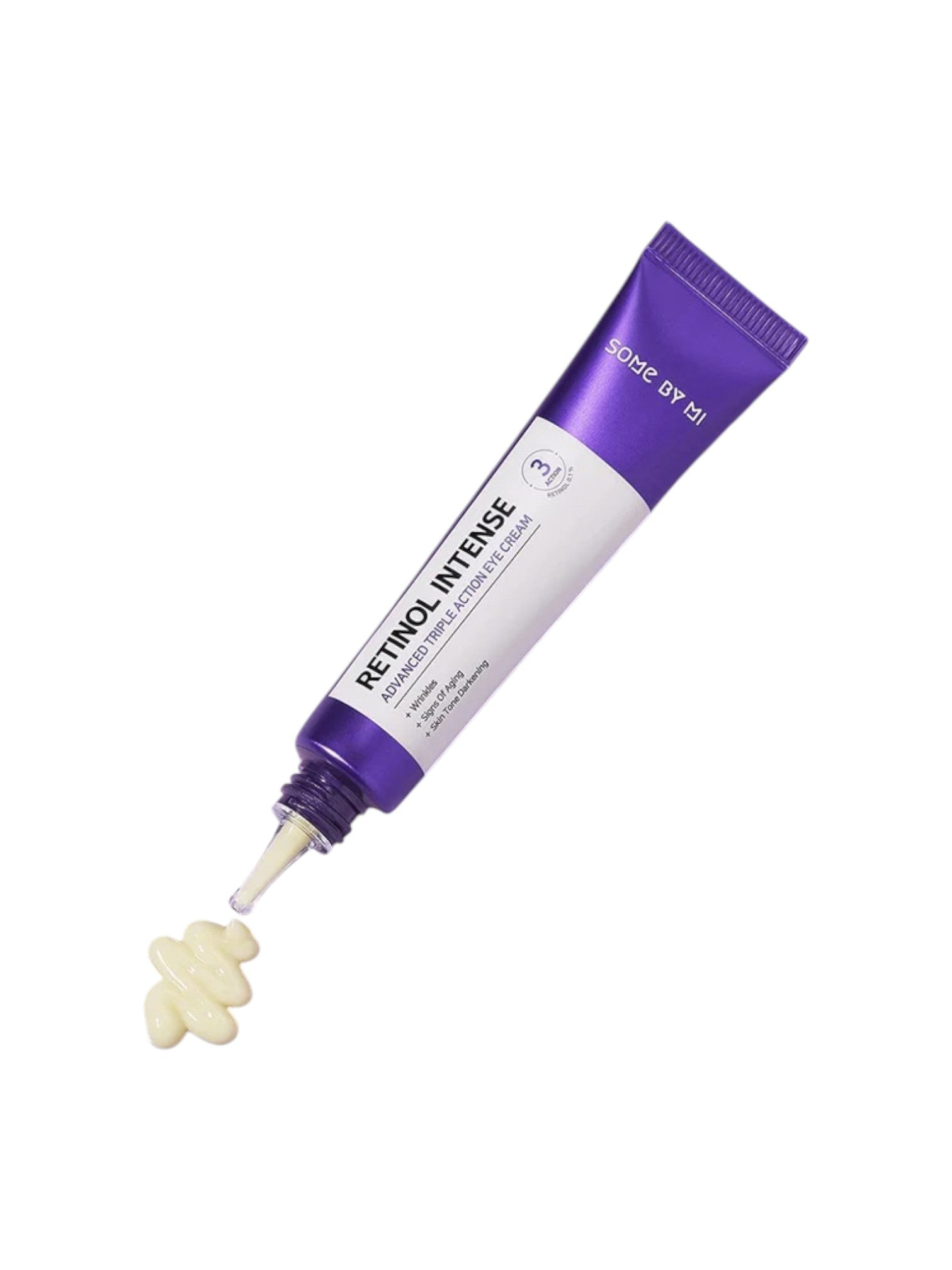 Tube of Retinol Intense serum with a white cap on a white background. Some By Mi, Monza Outlet, Monza Fashion, Shein Outlet