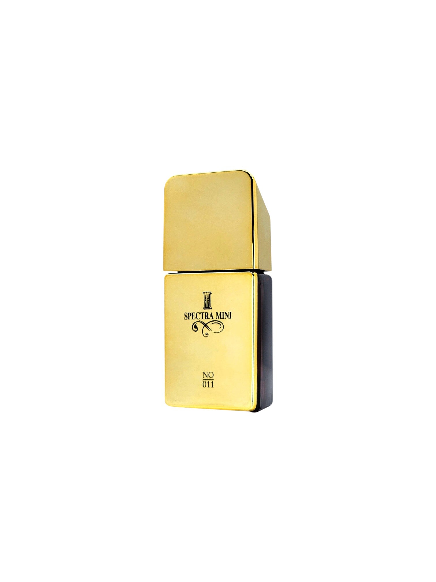Gold lighter with Spectra Mini branding on a white background. Spectra Mini, Monza Outlet, Monza Fashion, Shein Outlet