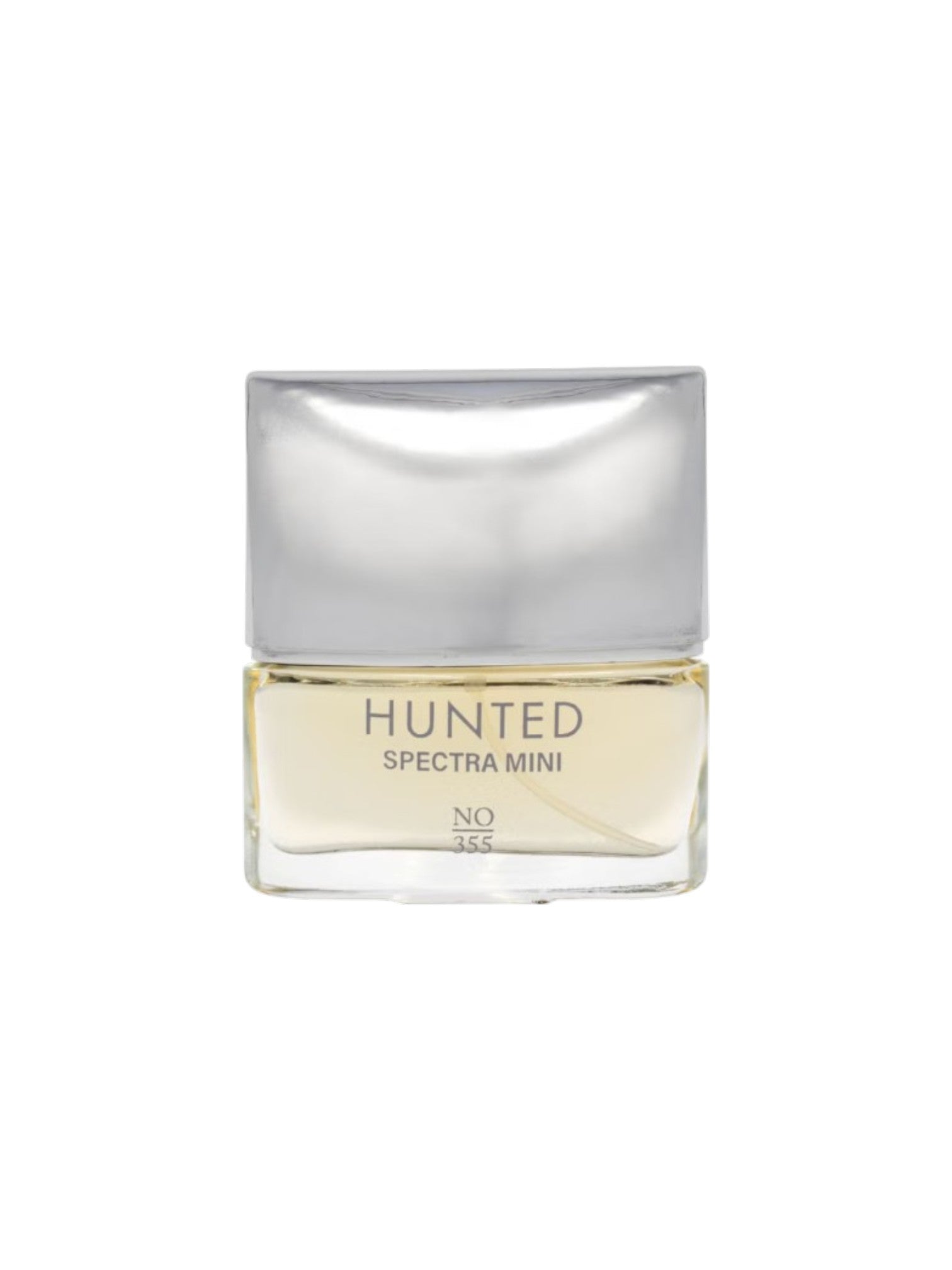 Perfume bottle labeled Hunted Spectra Mini on a white background. Spectra, Monza Outlet, Monza Fashion, Shein Outlet