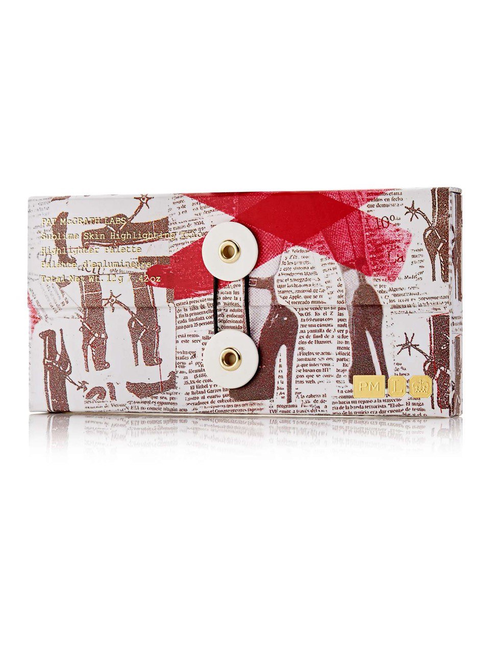 Wallet with high heel shoe design and red background Monza Outlet