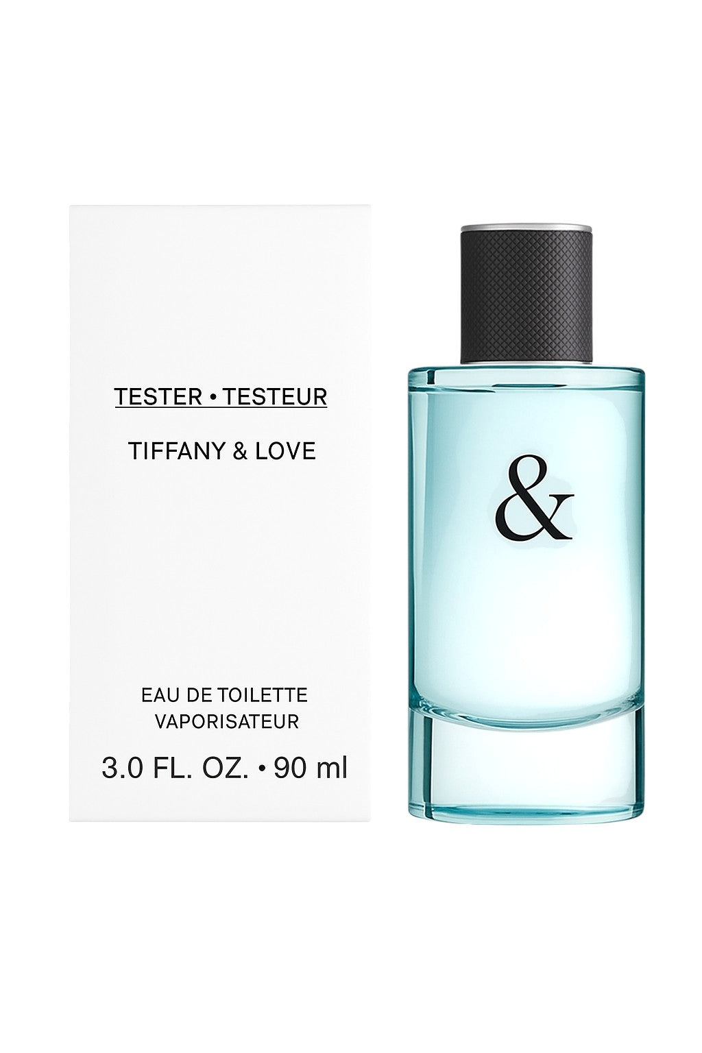 Tiffany & Love perfume bottle with packaging on a white background Monza Outlet