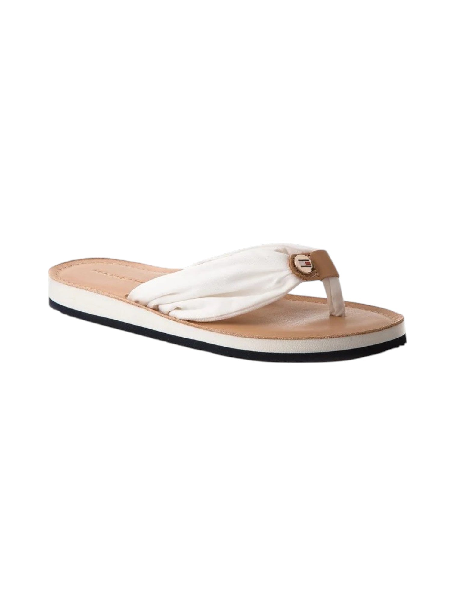 Tommy Hilfiger Women's Leather Footbed Beach Sandals