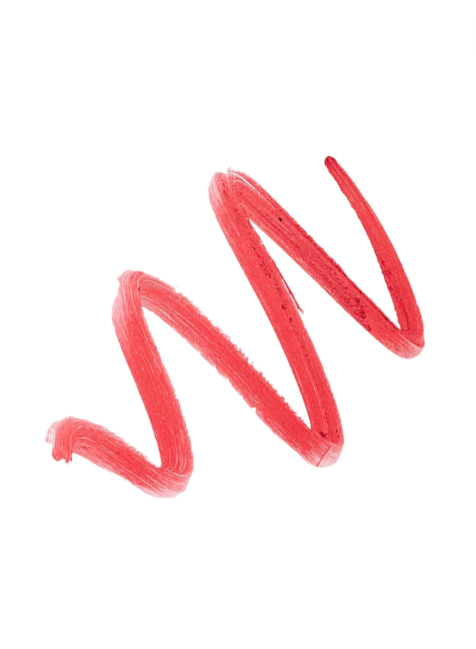 Red lipstick swatch on a white background. Kylie Cosmetics Monza Outlet