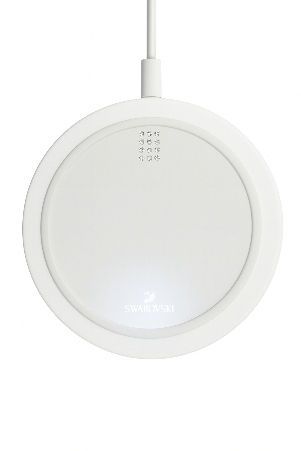 White pendant light on a white background Swarovski Monza Outlet, Monza Fashion, Shein Outlet