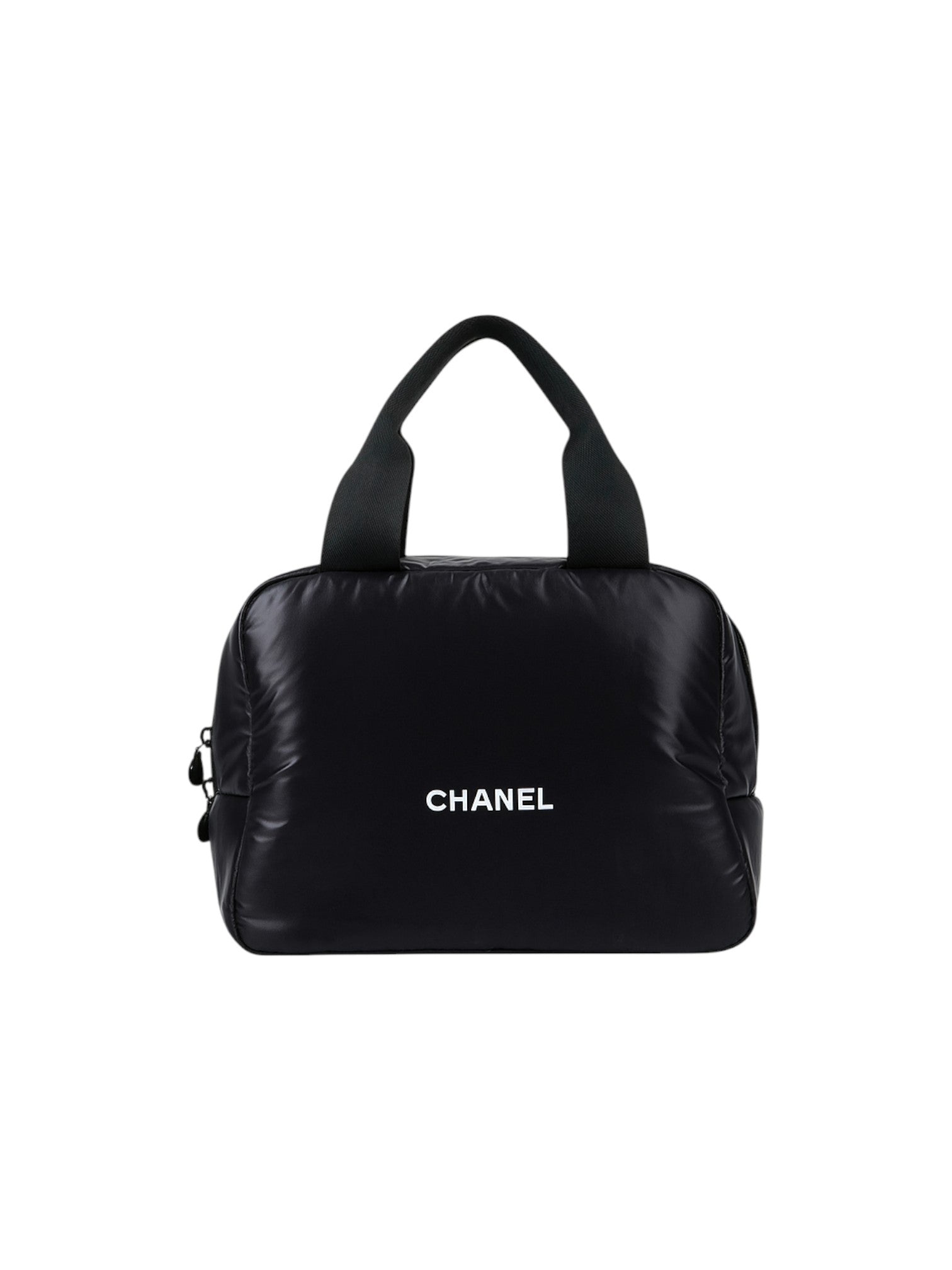 Black Chanel bag on a white background Monza outlet, monza fashion, shein outlet, shien outlet