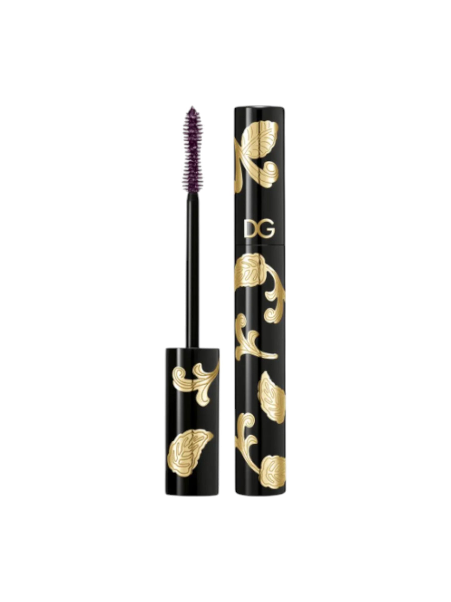 Mascara with black and gold packaging on a white background, DG, Dolce Gabbana, Monza Outlet, Monza Fashion, Shein Outlet