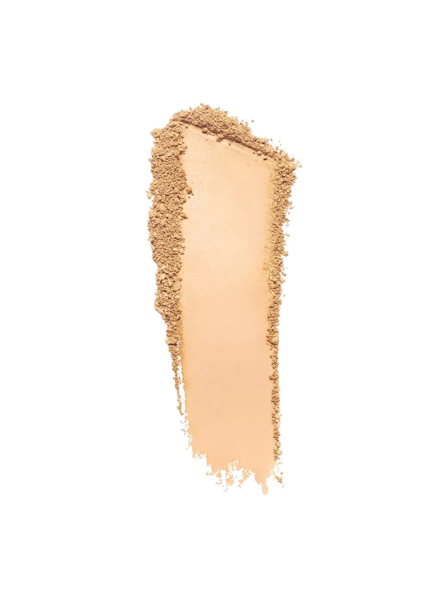 Beige makeup swatch with textured border on a white background. Estée Lauder, Monza Outlet, Monza Fashion, Shein Outlet