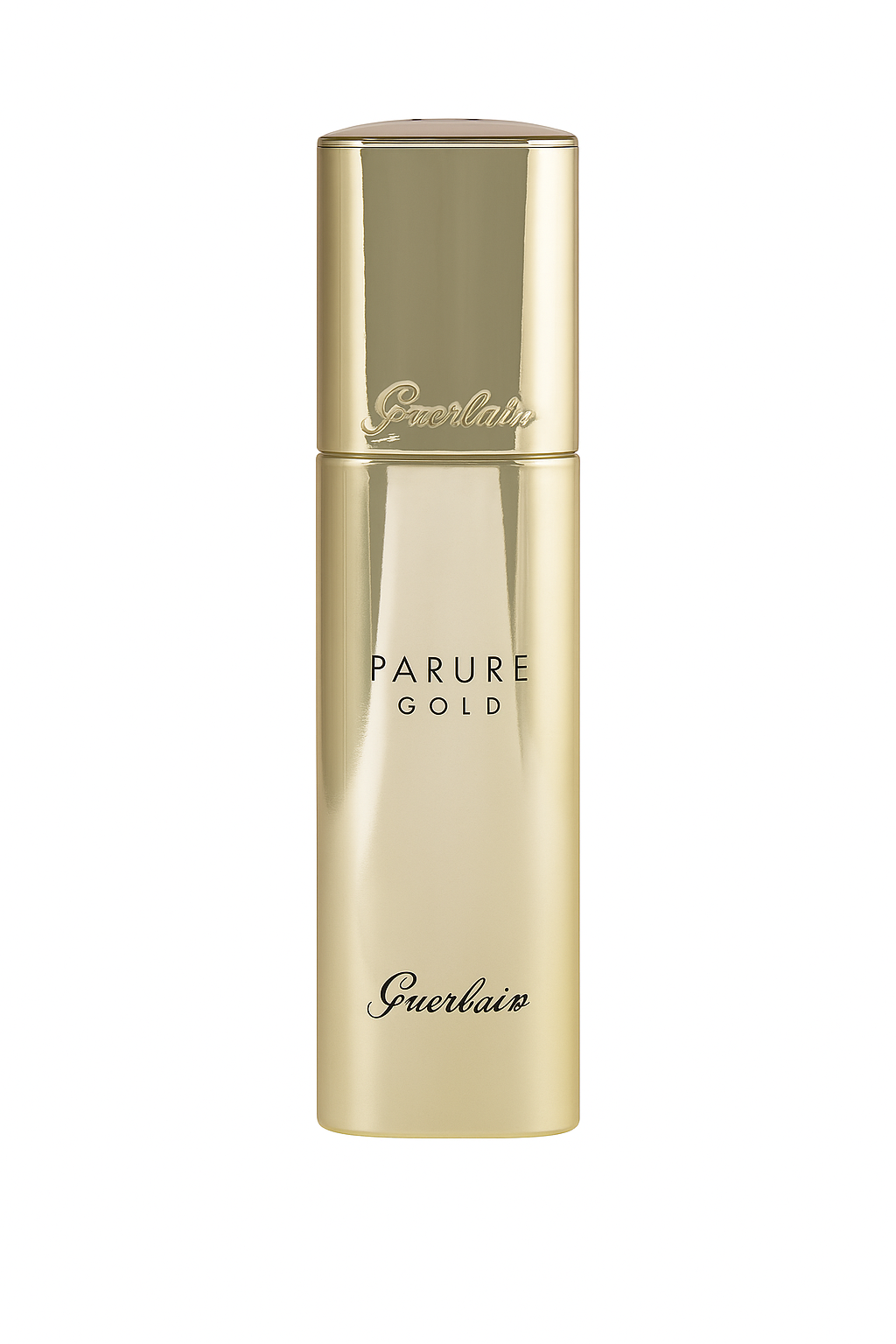 Guerlain Parure Gold cosmetic bottle on a white background. Monza Outlet