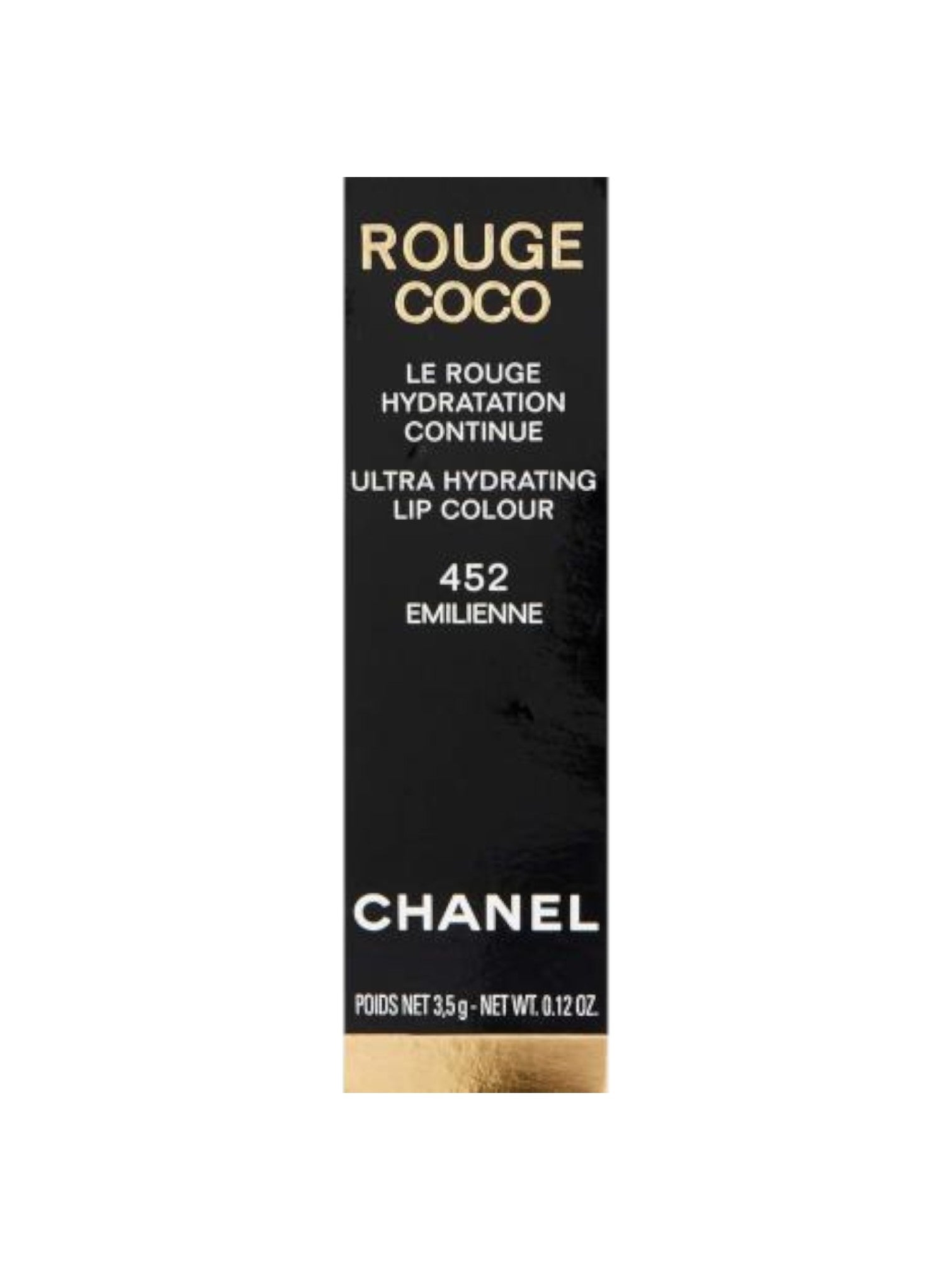 Chanel Rouge Coco lip color packaging on a white background. Chanel, Monza Outlet, Monza Fashion, Shein Outlet
