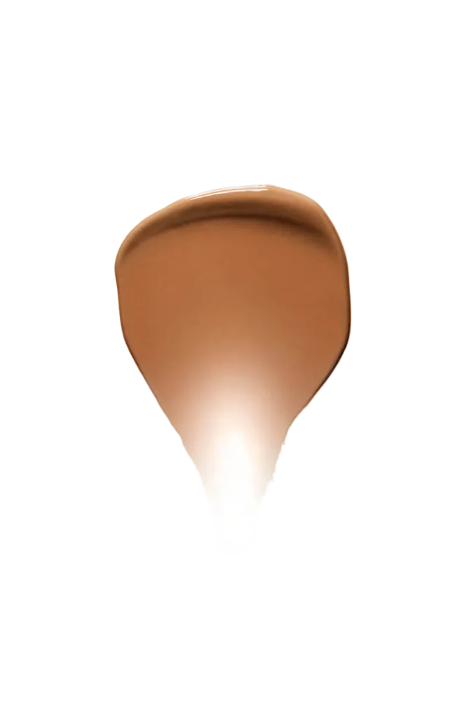 Cosmetic foundation swatch on a white background Monza fashion outlet, monza outlet, shein outlet, shien outlet cosmetics, makeup, perfume