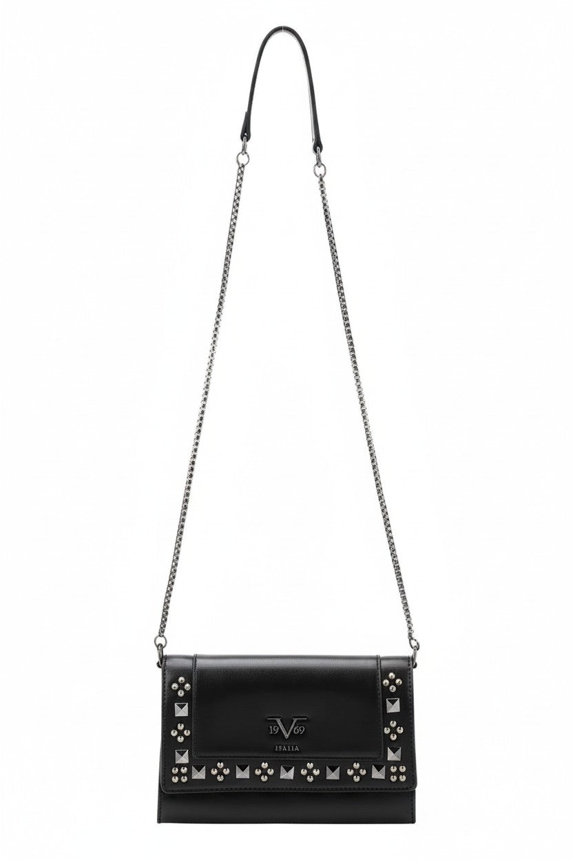 19V69 Italia Cadenza Women's Black Shoulder Bag