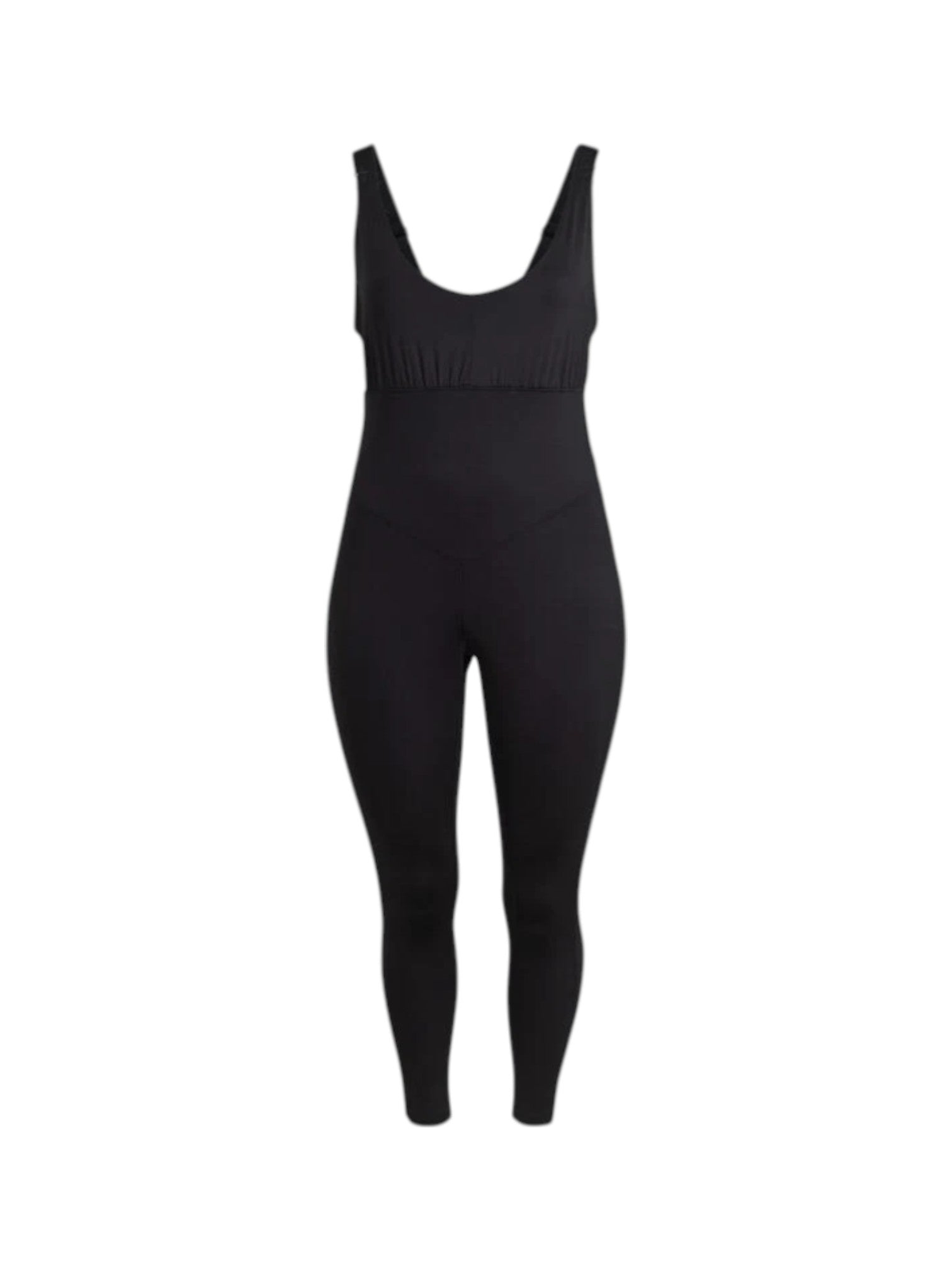 Black jumpsuit on a white background. Adidas, Monza Outlet, Monza Fashion, Shein Outlet