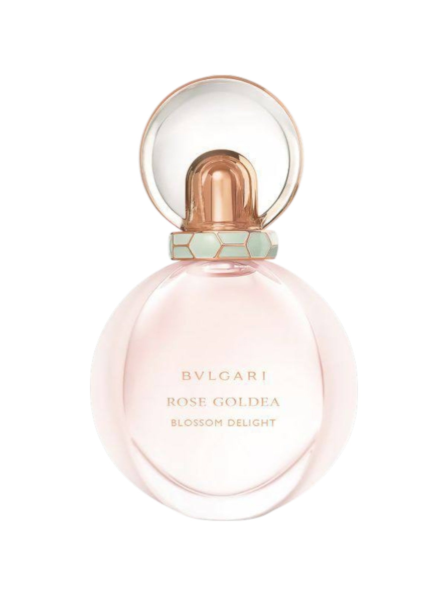 Bulgari Rose Goldcea perfume bottle on a white background. Bvlgari, Monza Outlet, Monza Fashion, Shein Outlet