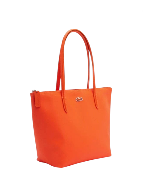 Orange tote bag on a white background Lacoste Monza Outlet Monza Italy